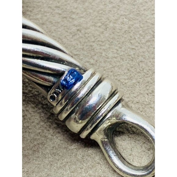 David Yurman Metro Pearl 925 14K Bracelet 7mm pearl  6.75 - Picture 3 of 11